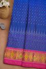 Patola Silk Royal Blue Saree