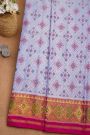 Patola Silk Ice Blue Saree
