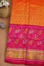 Patola Silk Orange Saree