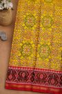 Patola Silk Yellow Saree