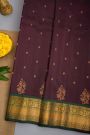 Gadwal Silk Wine Saree