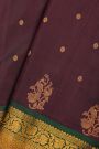 Gadwal Silk Wine Saree