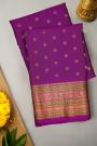 Gadwal Silk Purple Saree