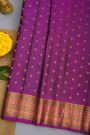 Gadwal Silk Purple Saree