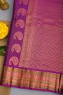 Gadwal Silk Purple Saree
