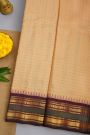 Gadwal Silk Cream Saree
