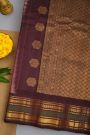 Gadwal Silk Cream Saree