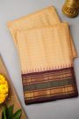 Gadwal Silk Cream Saree