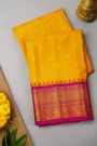 Gadwal Silk Yellow Saree