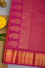 Gadwal Silk Yellow Saree