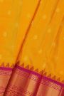 Gadwal Silk Yellow Saree