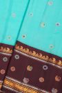 Gadwal Silk Sky Blue Saree