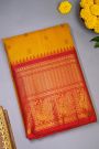 Gadwal Silk Mustard Saree