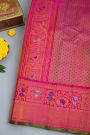 Gadwal Silk Dual color saree