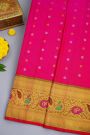Gadwal Silk Pink Saree