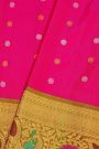 Gadwal Silk Pink Saree