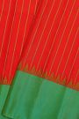 Gadwal Silk Red Saree