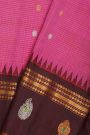 Gadwal Silk Pink Saree