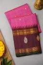 Gadwal Silk Pink Saree