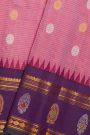 Gadwal Silk Pink Saree