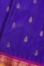 Gadwal Silk Royal Blue Saree