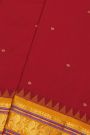 Narayanpet Silk Maroon Saree