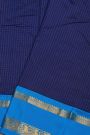 Narayanpet Silk Navy Blue Saree