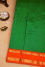 Narayanpet Silk Bottle Green Saree