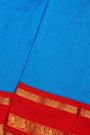 Narayanpet Silk Sea Blue Saree