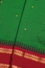 Narayanpet Silk Bottle Green Saree