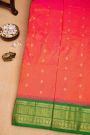 Narayanpet Silk Peach Saree