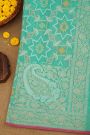 Khaadi Sky Blue Saree