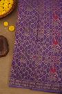 Khaadi Purple  Cotton Saree