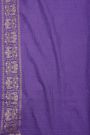 Khaadi Purple  Cotton Saree