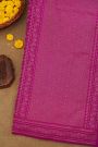 Khaadi  cotton Purple Saree