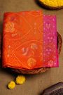 Khaadi Cotton Orange Saree