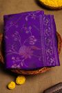 Khaadi Cotton Purple Saree
