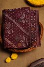Khaadi Cotton  Brown Saree