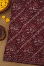 Khaadi Cotton  Brown Saree