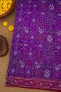 Khaadi Cotton Violet Saree