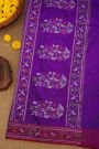 Khaadi Cotton Violet Saree