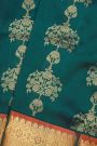 Venkatagiri Silk Teal Blue Saree
