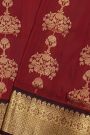 Venkatagiri Silk Maroon Saree