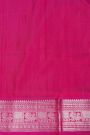Venkatagiri Silk Maroon Saree