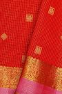 Venkatagiri Silk Red Saree
