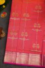 Venkatagiri Silk Peach Saree
