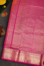 Venkatagiri Silk Peach Saree