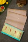 Venkatagiri Silk Light Beige Saree