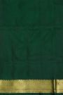 Venkatagiri Silk Bottle Green Saree