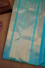 Kancheepuram Silk Sea Blue Saree